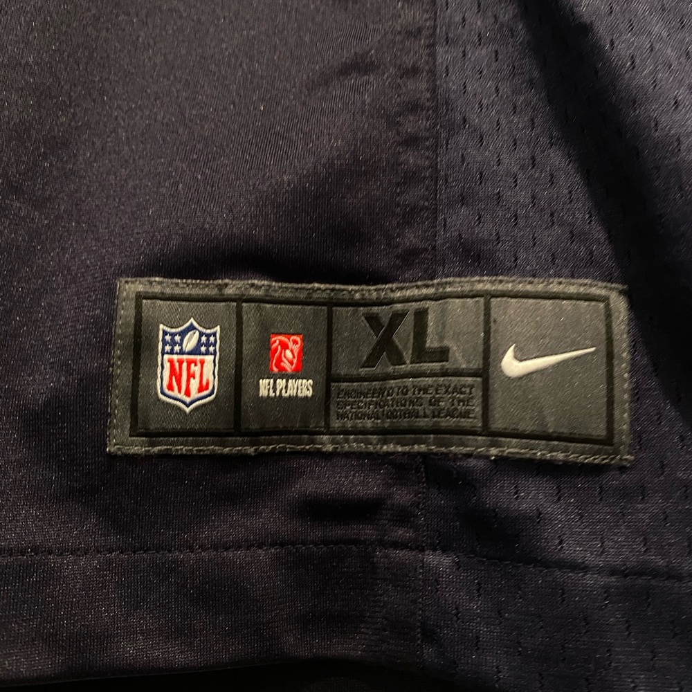 NFL Chicago Bears Mitchell Trubisky Nike Navy Player Game Jersey - Picture 4 of 5